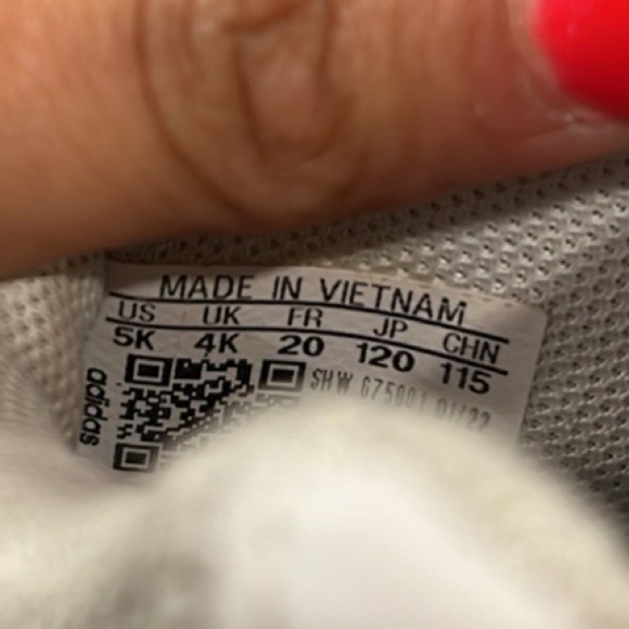 🔥Adidas White and Green High-Top Sneakers with Velcro Straps🔥 - Picture 4 of 5